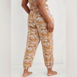 Aerie Smocked Floral Beach Pants